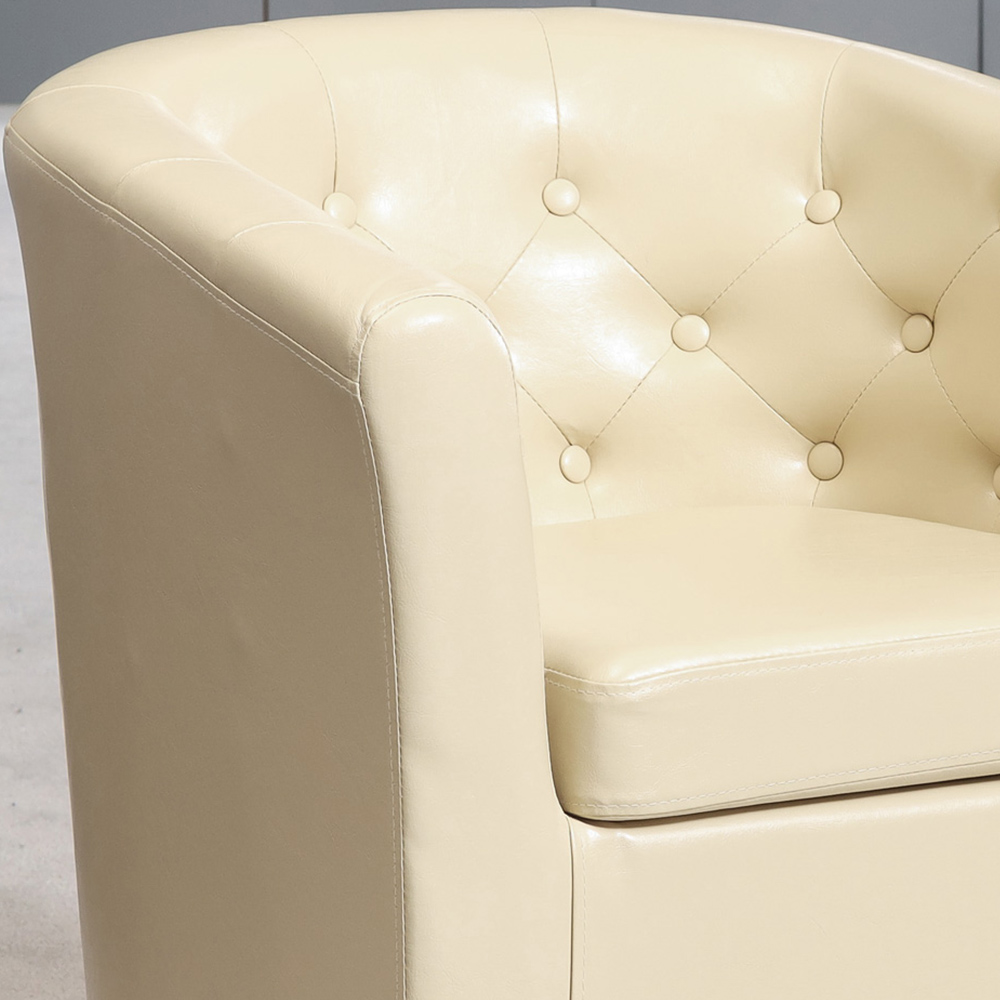 Artemis Home Lodi Cream Tub Chair Image 2