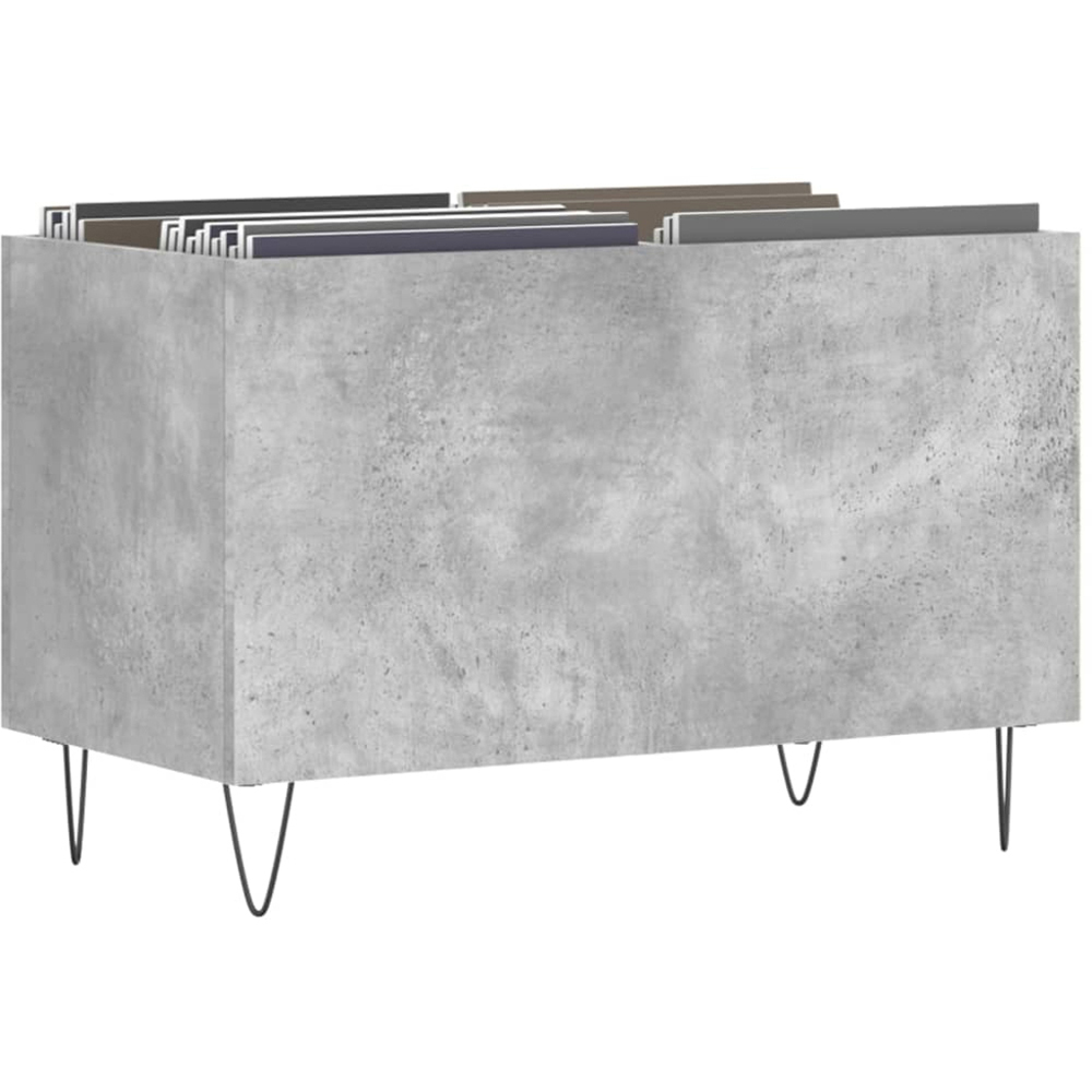 vidaXL Concrete Grey Record Cabinet Image 3