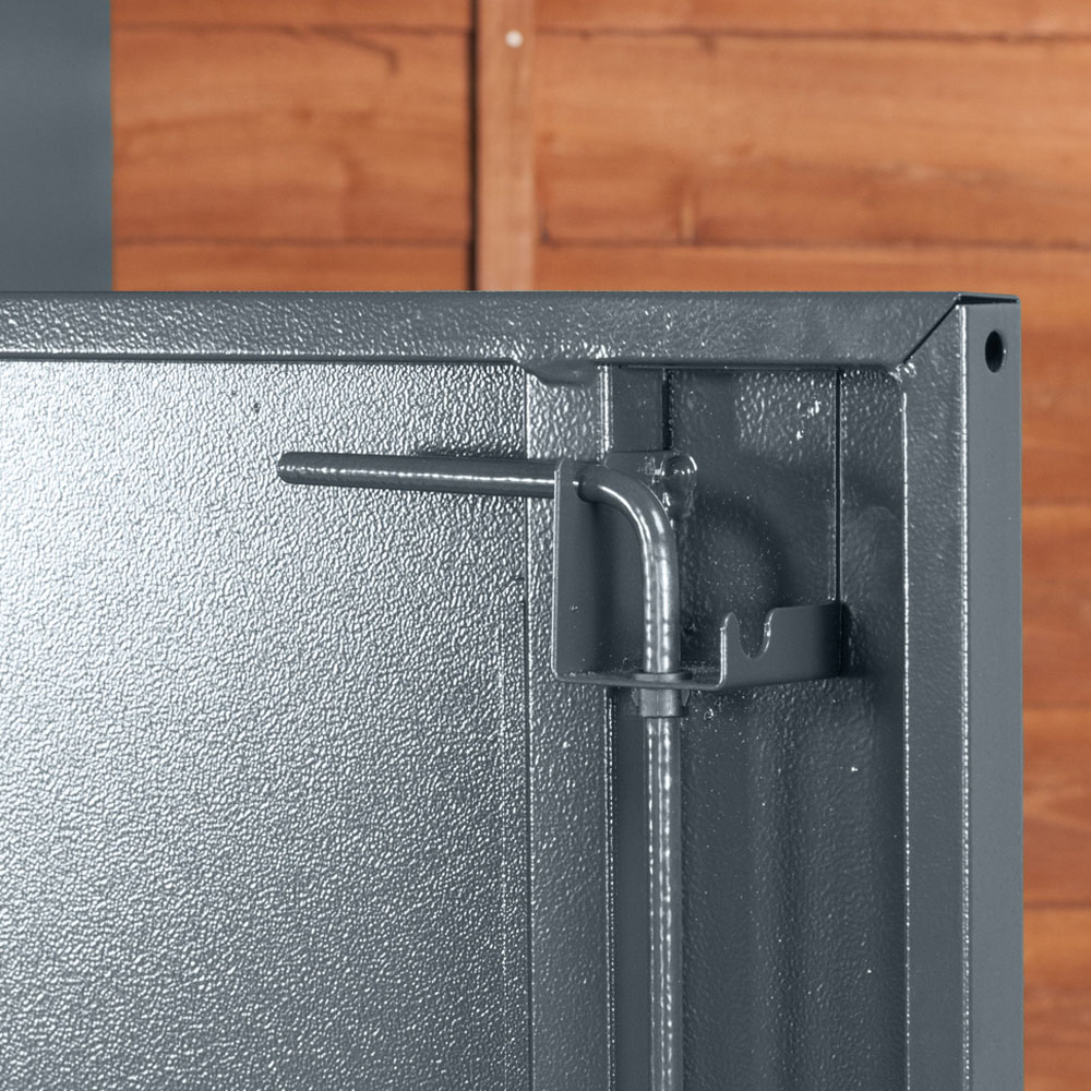 Asgard Access E Plus 8 x 4ft Double Door Green Bike Storage Shed Image 6