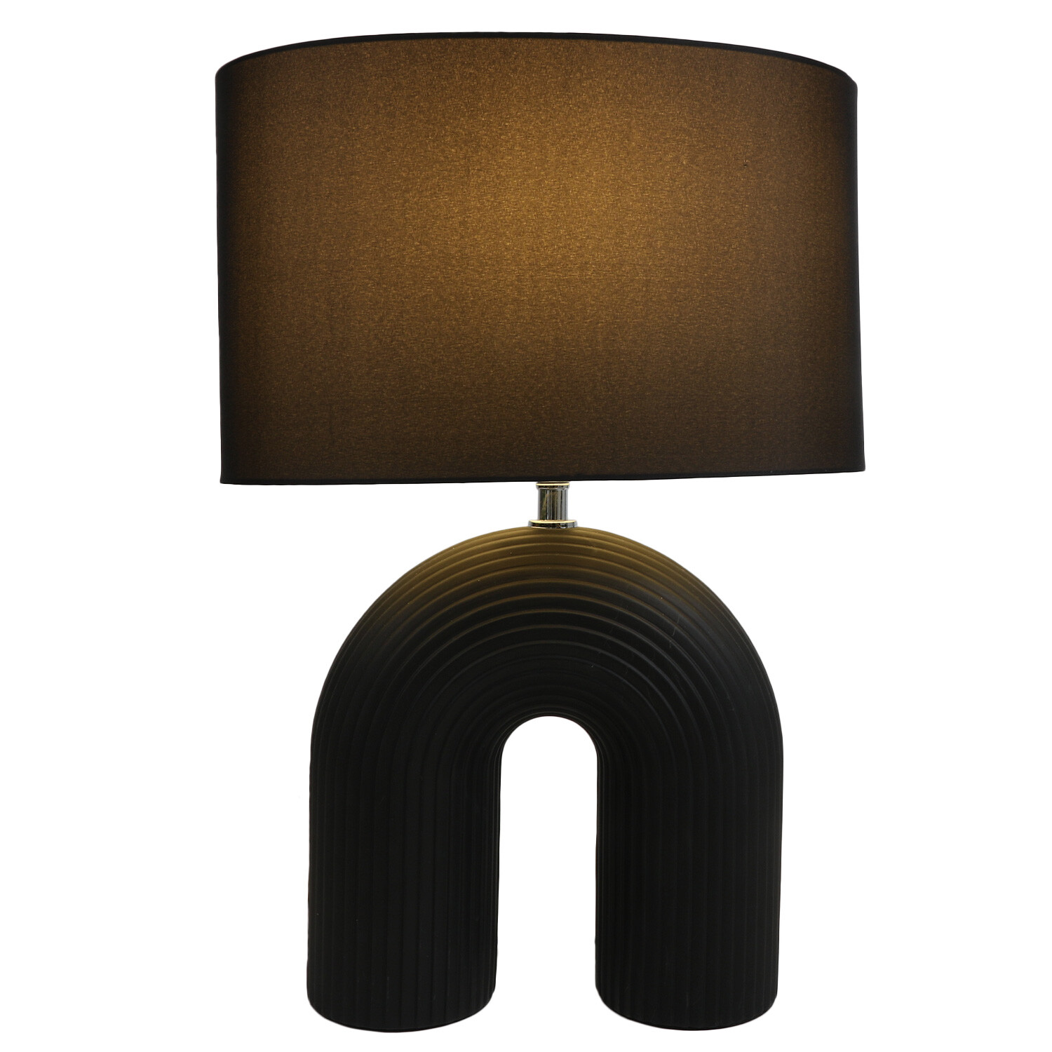 Black Arch Table Lamp Image 2