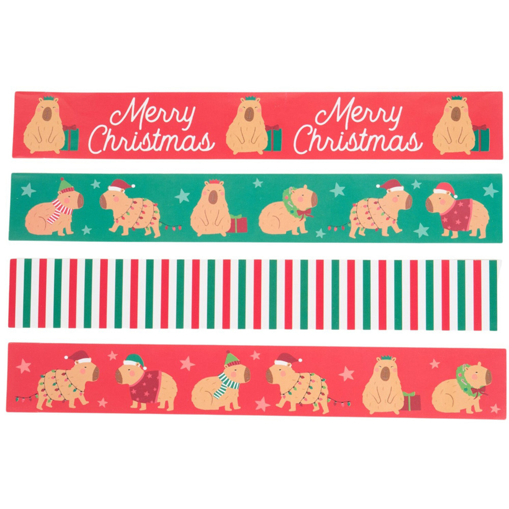 Pack of 80 Christmas Capybara Paper Chains Image 4