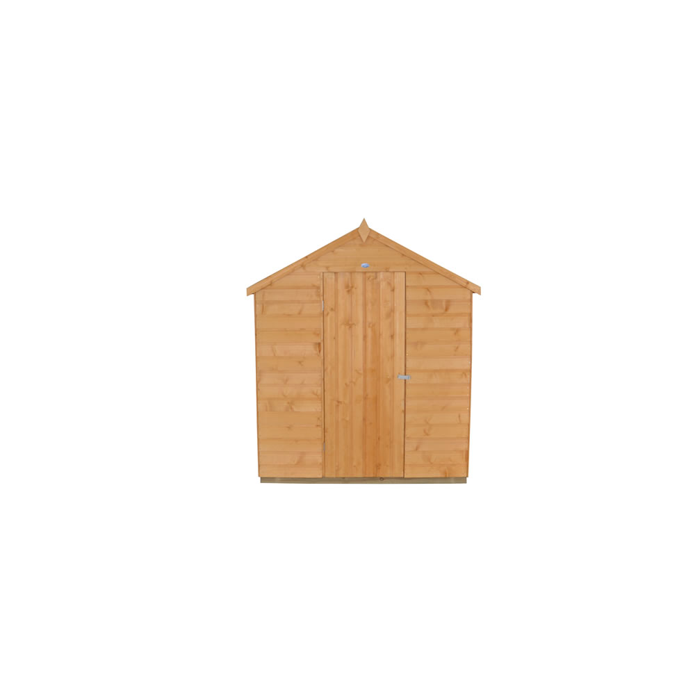 Forest Garden 8 x 6ft Shiplap Dip Treated Apex Shed Image 6