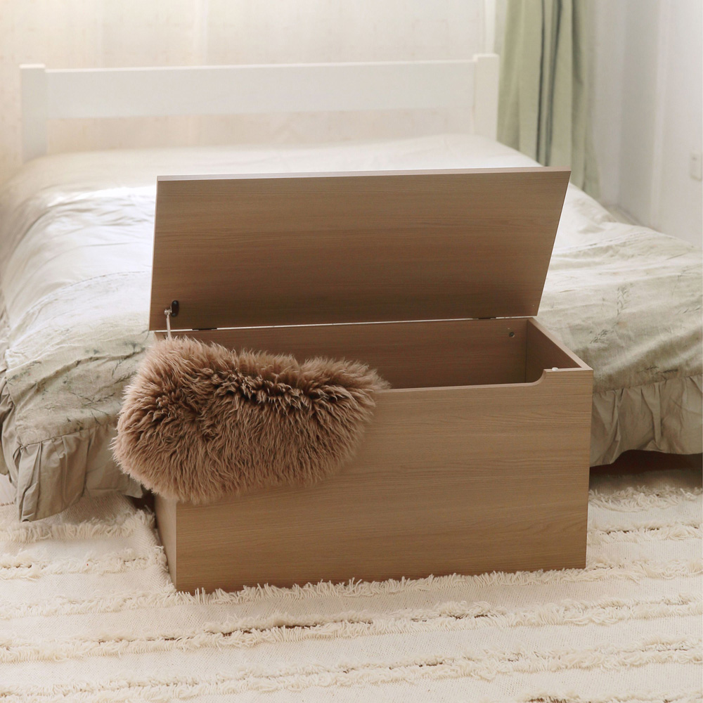 Core Products Freya Smoked Oak Foil Finish Ottoman  Image 5