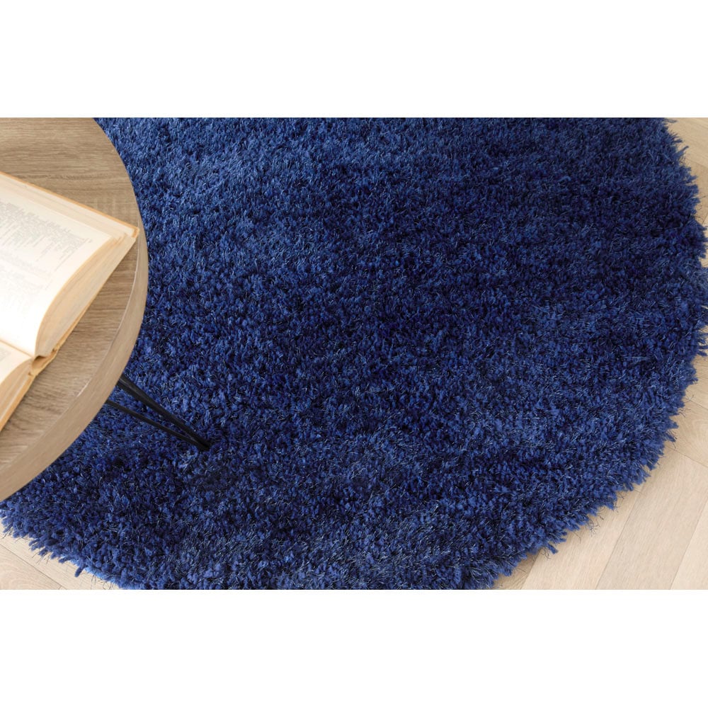 Origins Chicago Indigo Round Rug 133cm Image 3
