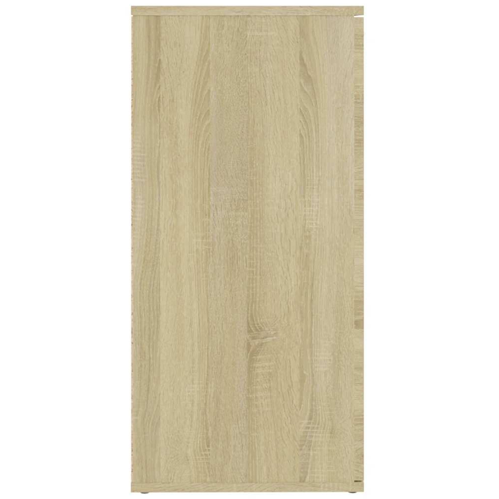 vidaXL 4 Door 2 Drawer Sonoma Oak Sideboard Image 8