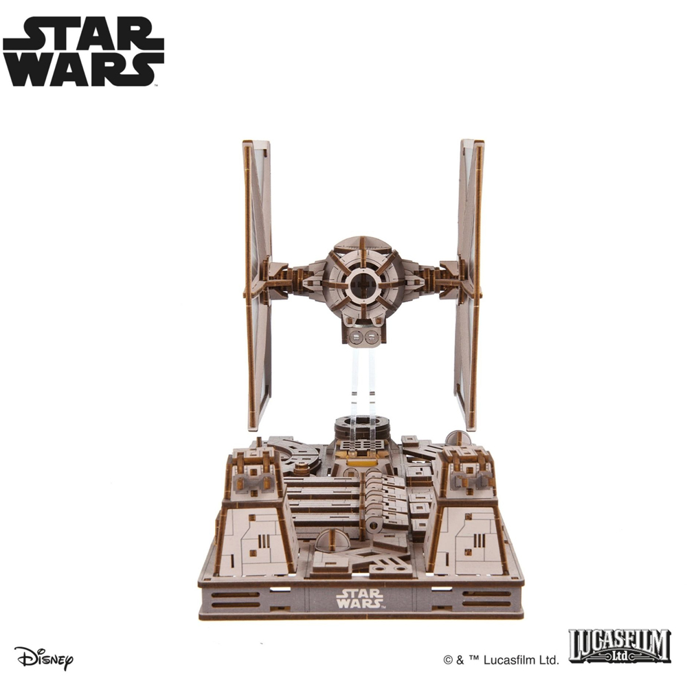 Ugears Star Wars TIE Fighter Mechanical Model Image 5