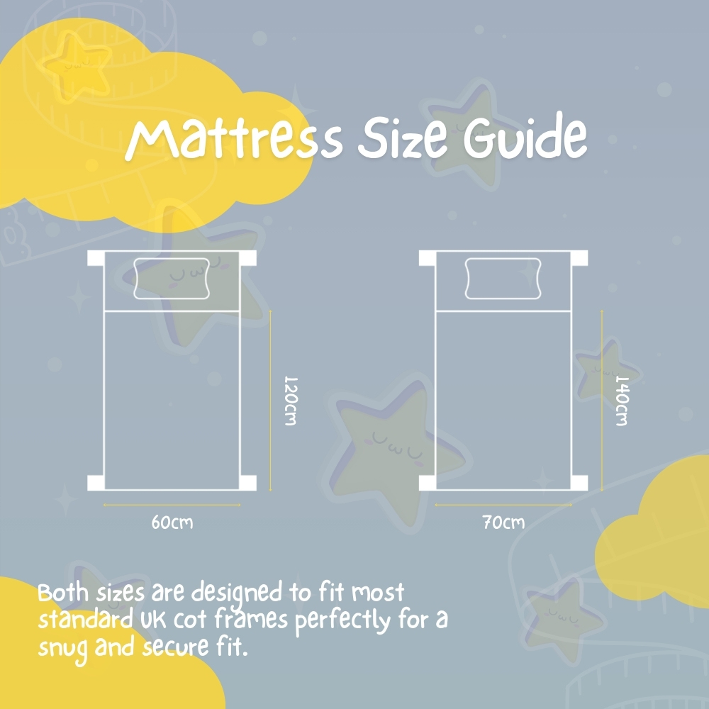 MHG Living Baby Cot Bed Mattress 120 x 60 x 10cm Image 9