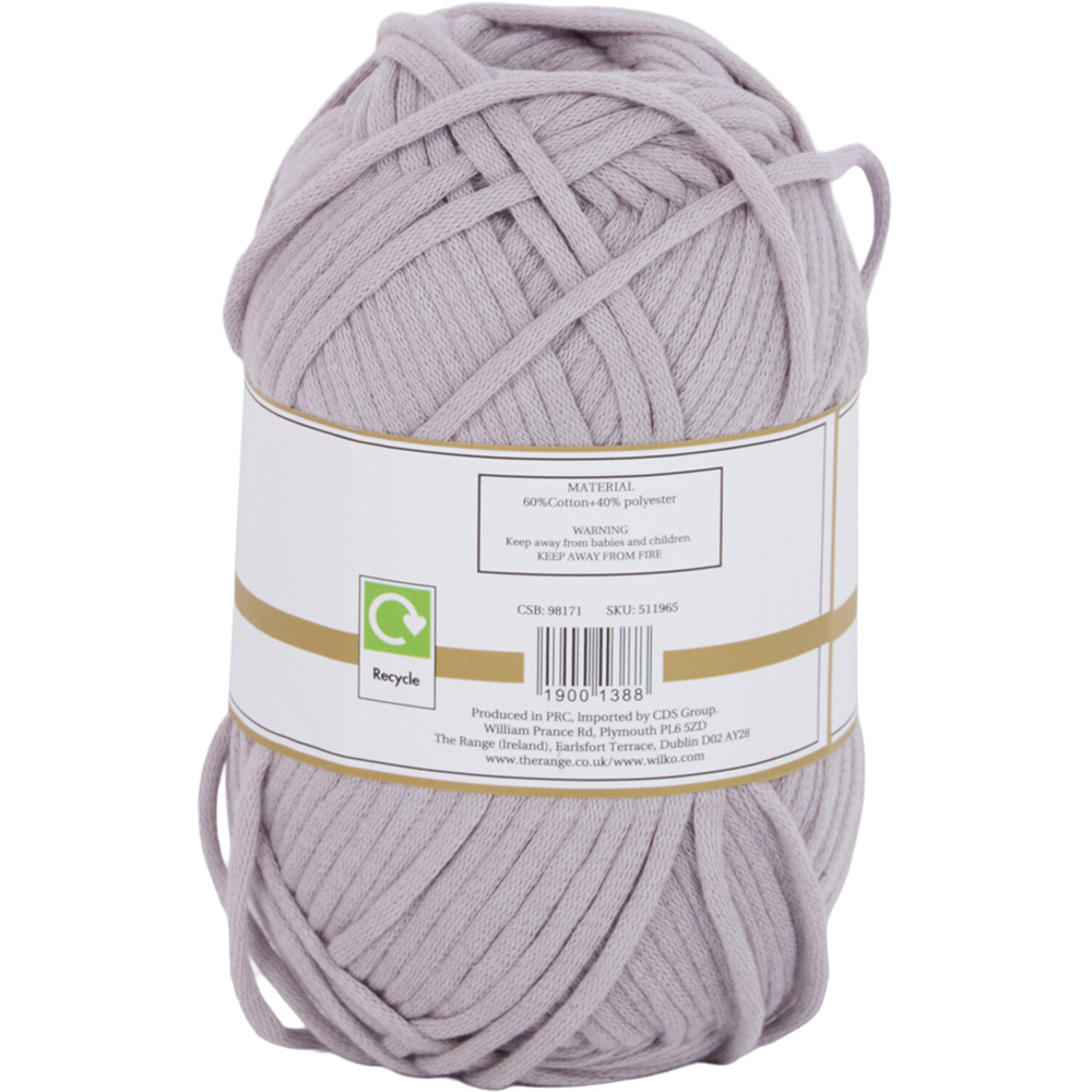 Crochet Yarn Grey Image 3