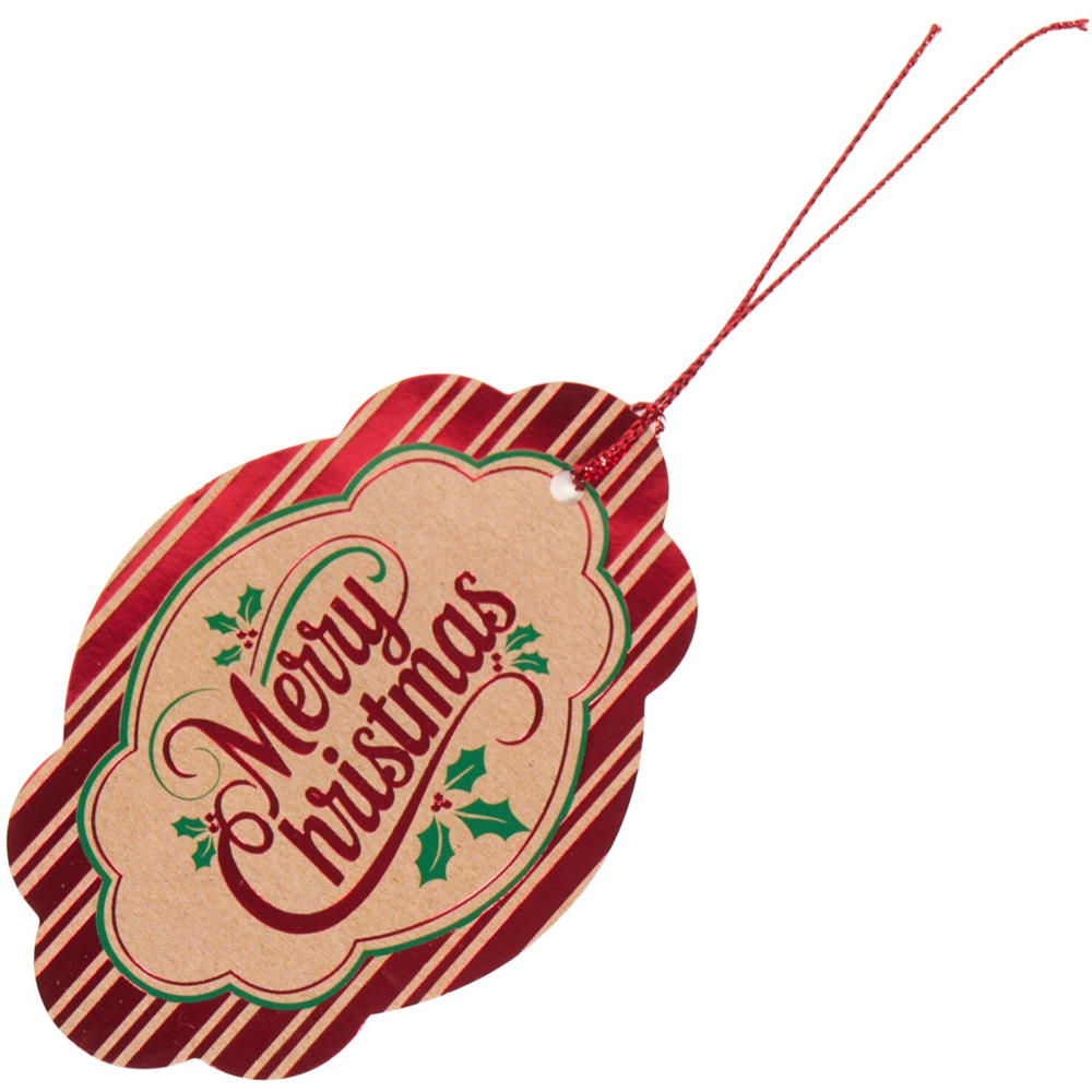 Pack of 12 Traditional Kraft Gift Tags Image 5