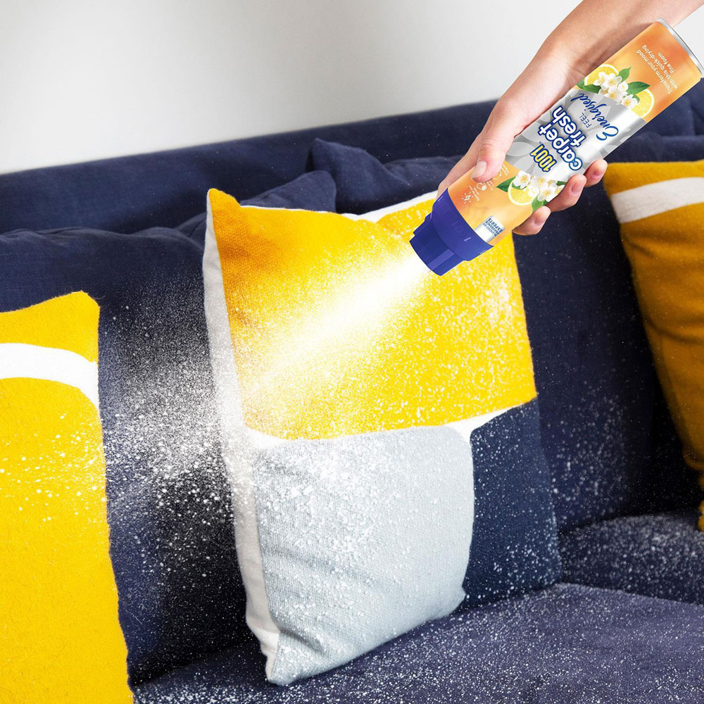 1001 Carpet Fresh Feel Energised Upholstery Odour Remover Spray 300ml 6 Pack Image 5