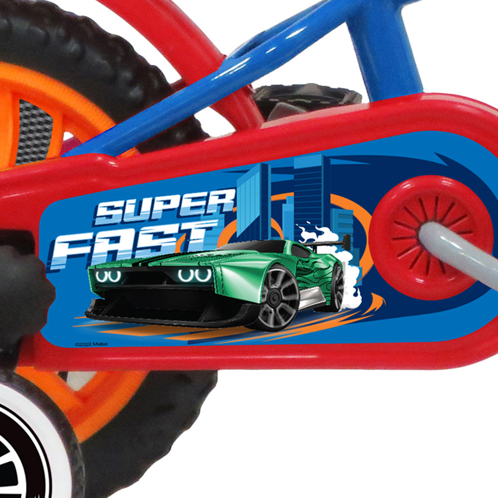 Denver Mattel Hot Wheels 12 inch Kids Bicycle with Stabilisers Image 5