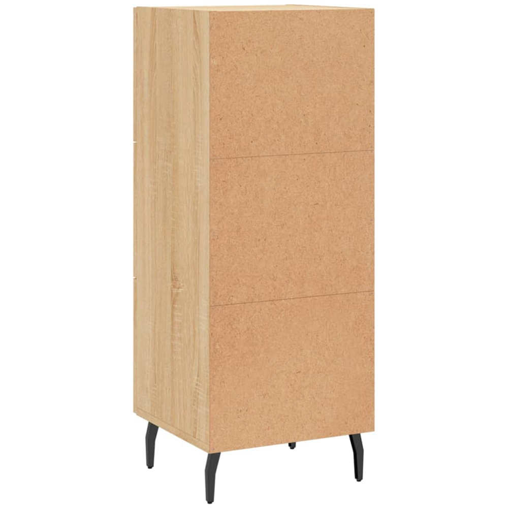 vidaXL 3 Drawer Sonoma Oak Sideboard Image 8