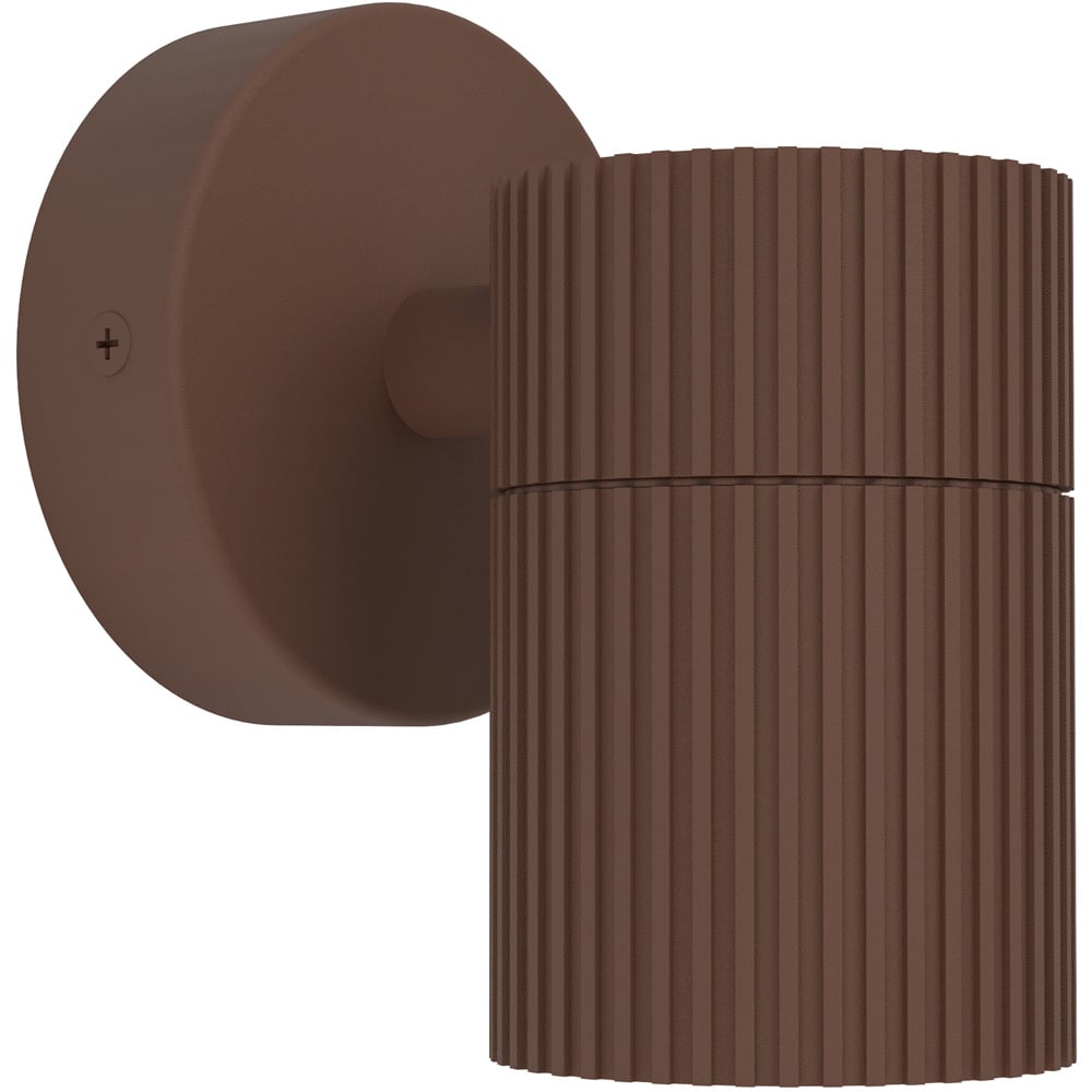 EGLO Tomelloso Rust Outdoor Wall Light Image 1