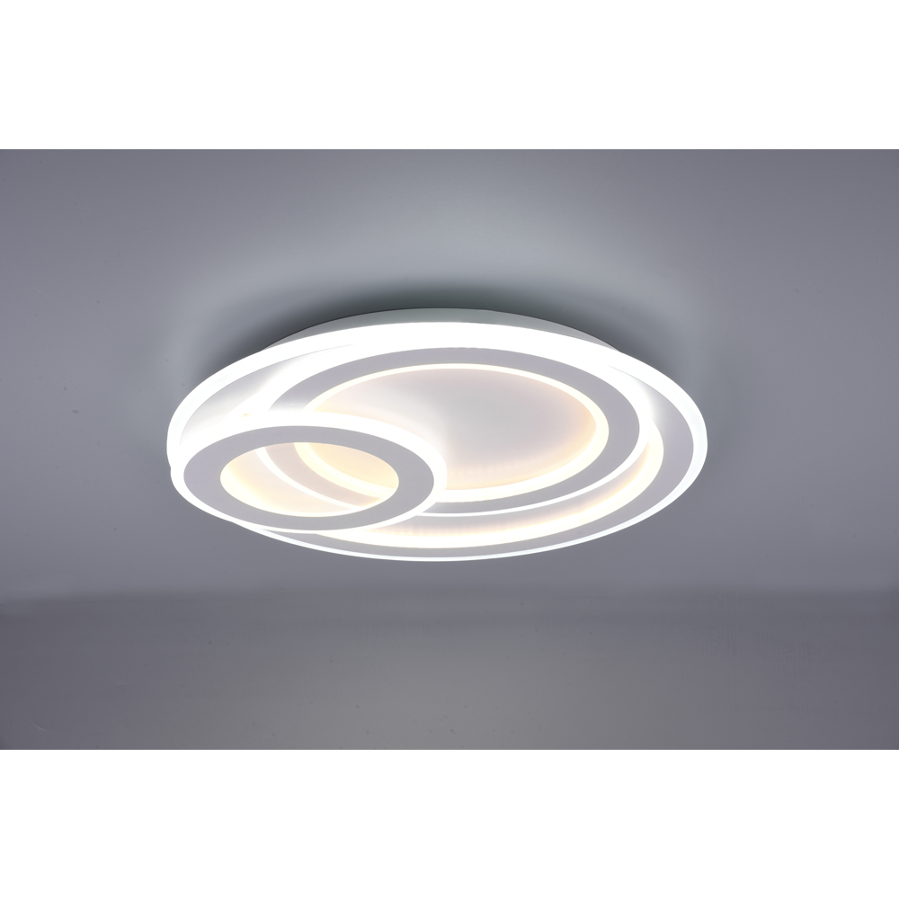 TRIO Mita Matt White Round LED Ceiling Light Image 3