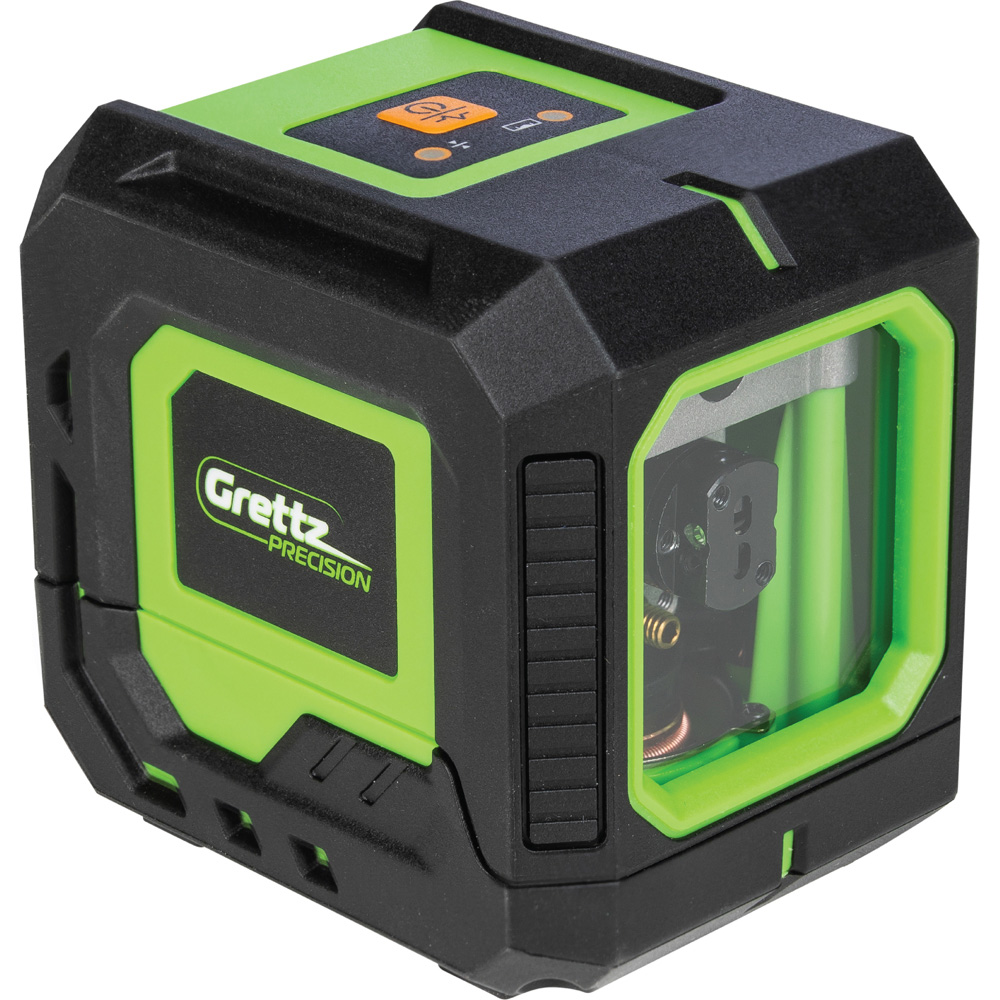 Grettz G2D Mini Cross Line Green Beam Laser Level Kit with Tripod Image 3