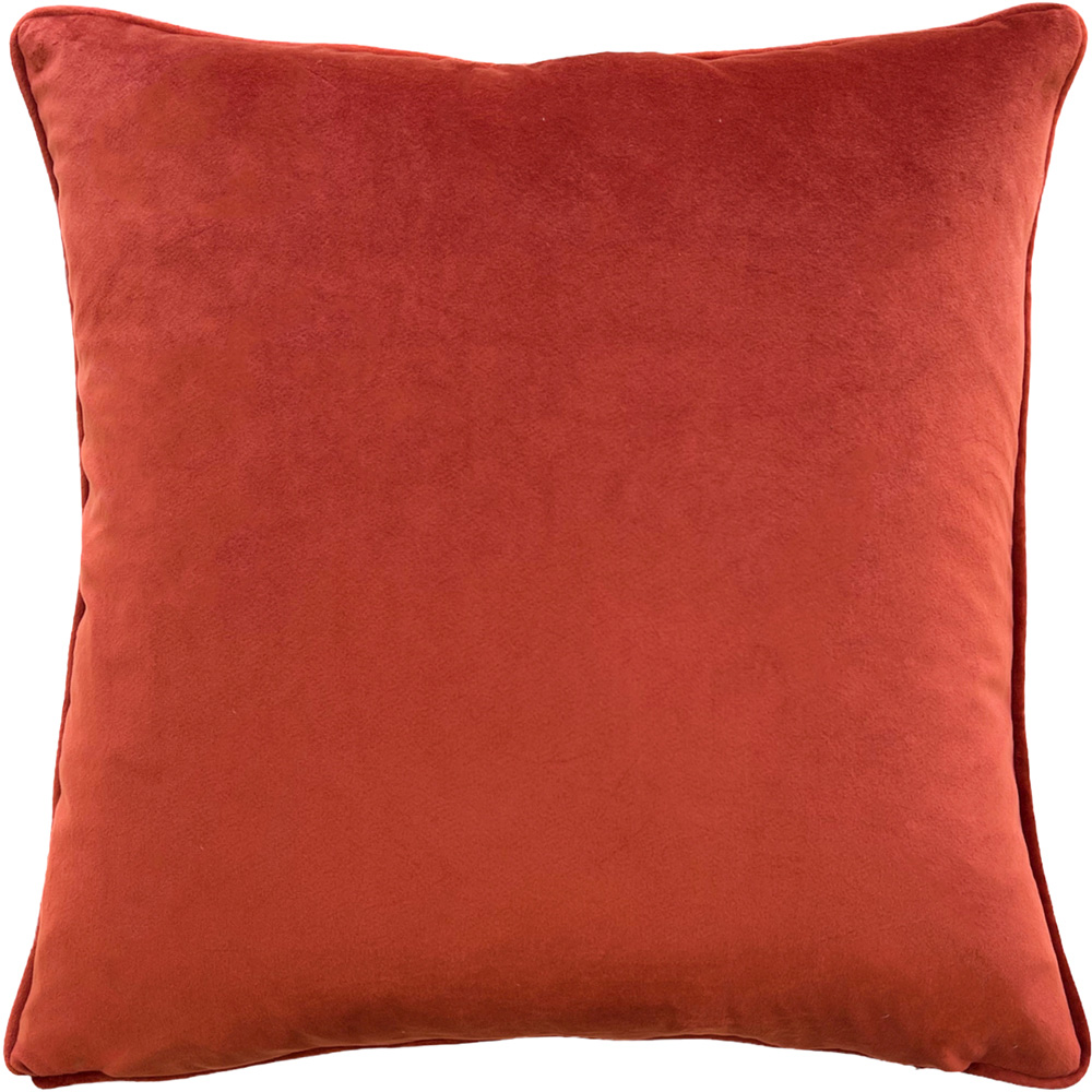 Evans Lichfield Christmas Sunset Mirrored Robin Watercolour Printed Piped Cushion 43 x 43cm Image 2