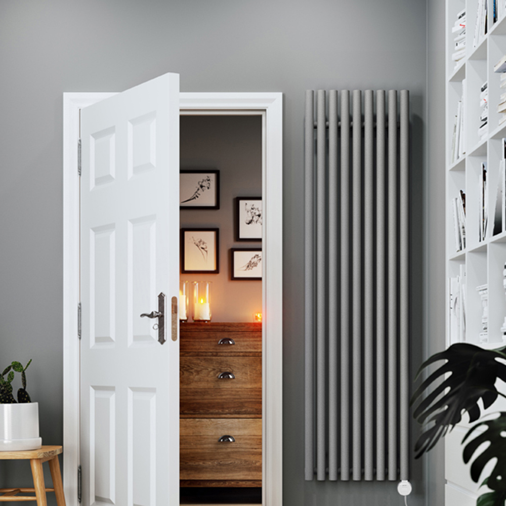 Terma Rolo-Room E Wi-Fi Salt n Pepper Electric Radiator 1000W 1800 x 480mm Image 2