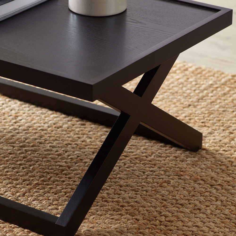 Julian Bowen Haddon Black Coffee Table Image 4