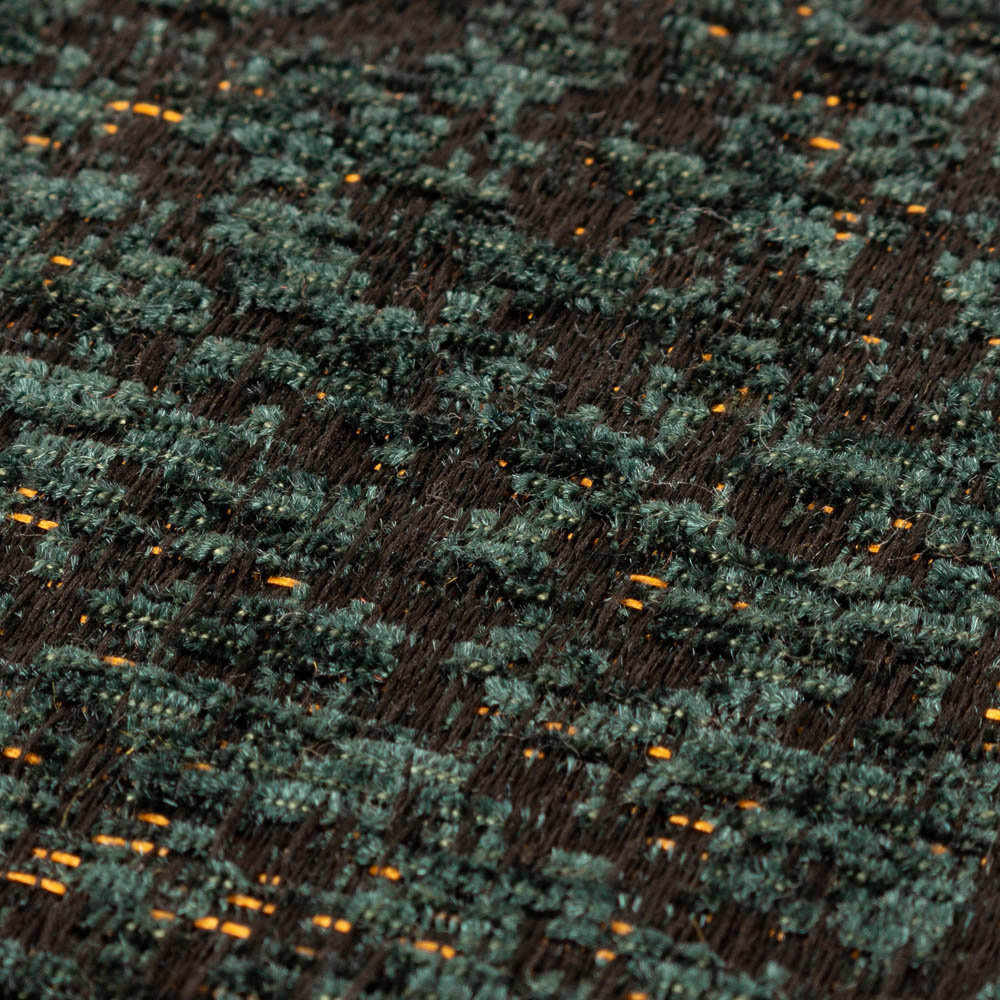 Paoletti Galaxy Emerald Chenille Piped Cushion Image 4