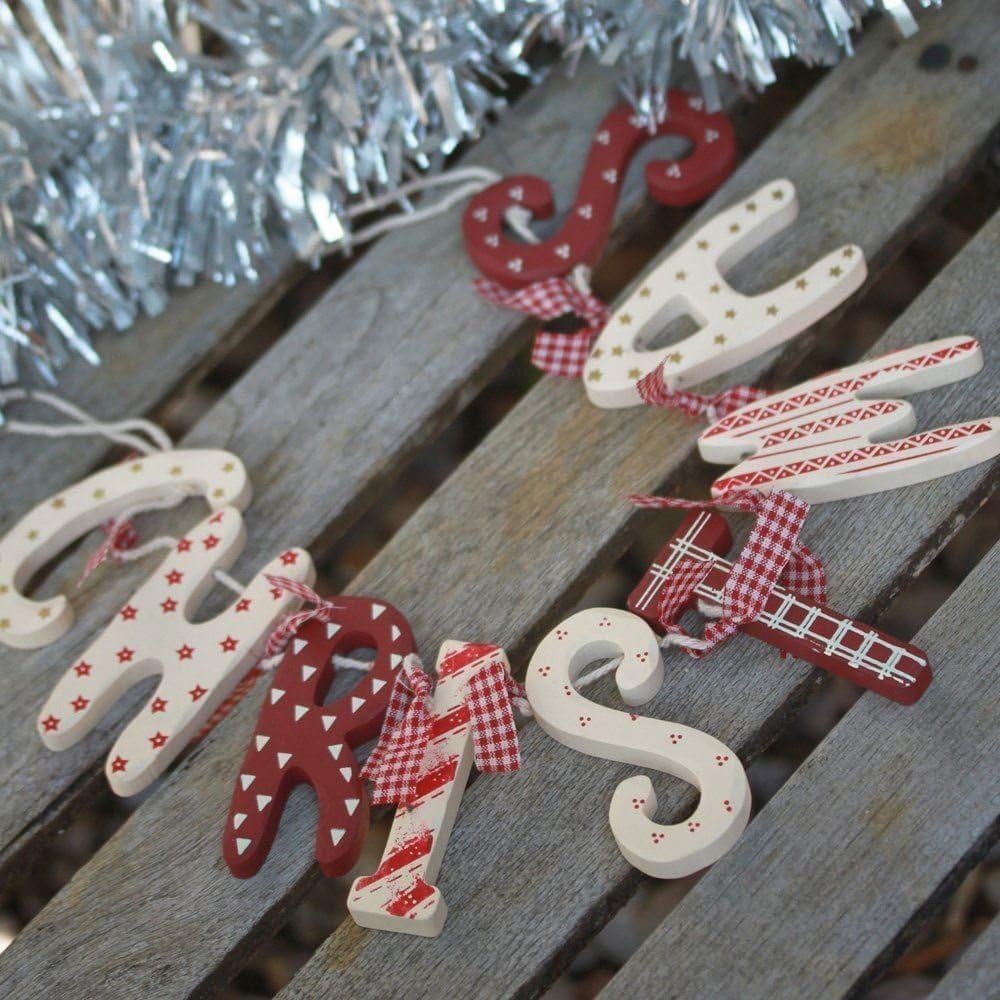 Shatchi Burgundy and Gold Santa Christmas Decoration 76cm Image 3