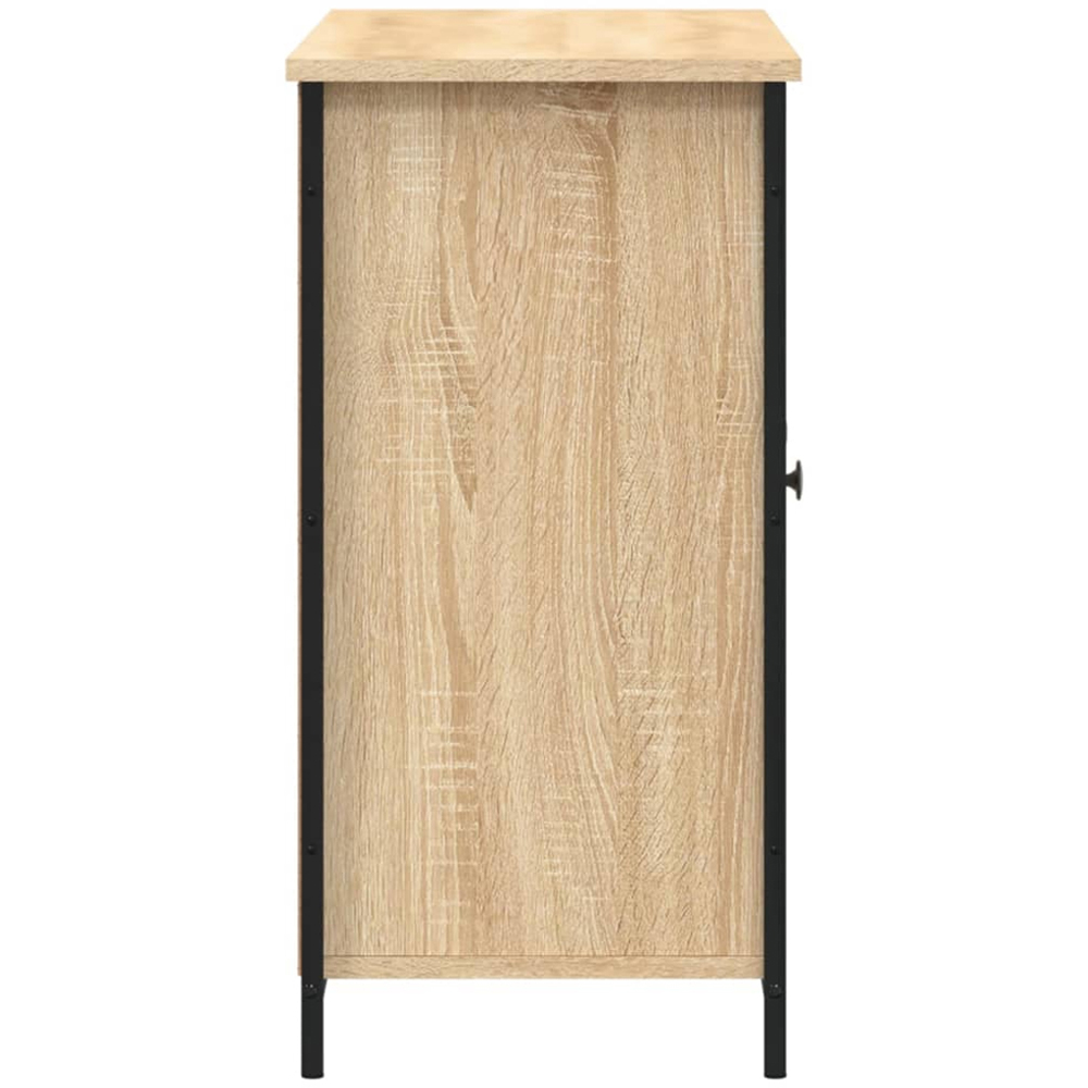 vidaXL 2 Door 3 Shelf Sonoma Oak Sideboard Image 7