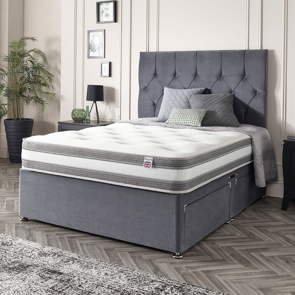 Aspire Small Double Cashmere 1000 Pocket Tufted Mattress Image 2