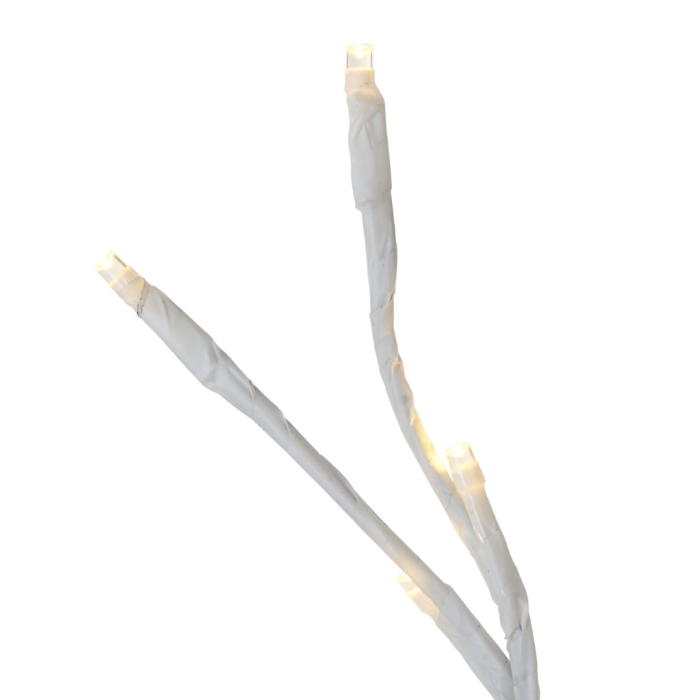 Wilko 5ft Indoor Twig Christmas Tree White Wilko