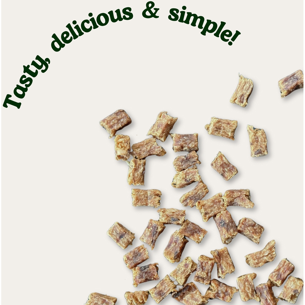 Mr Barnaby's Wild Boar Meaty Bites Dog Treats 80g 4 Pack Image 4