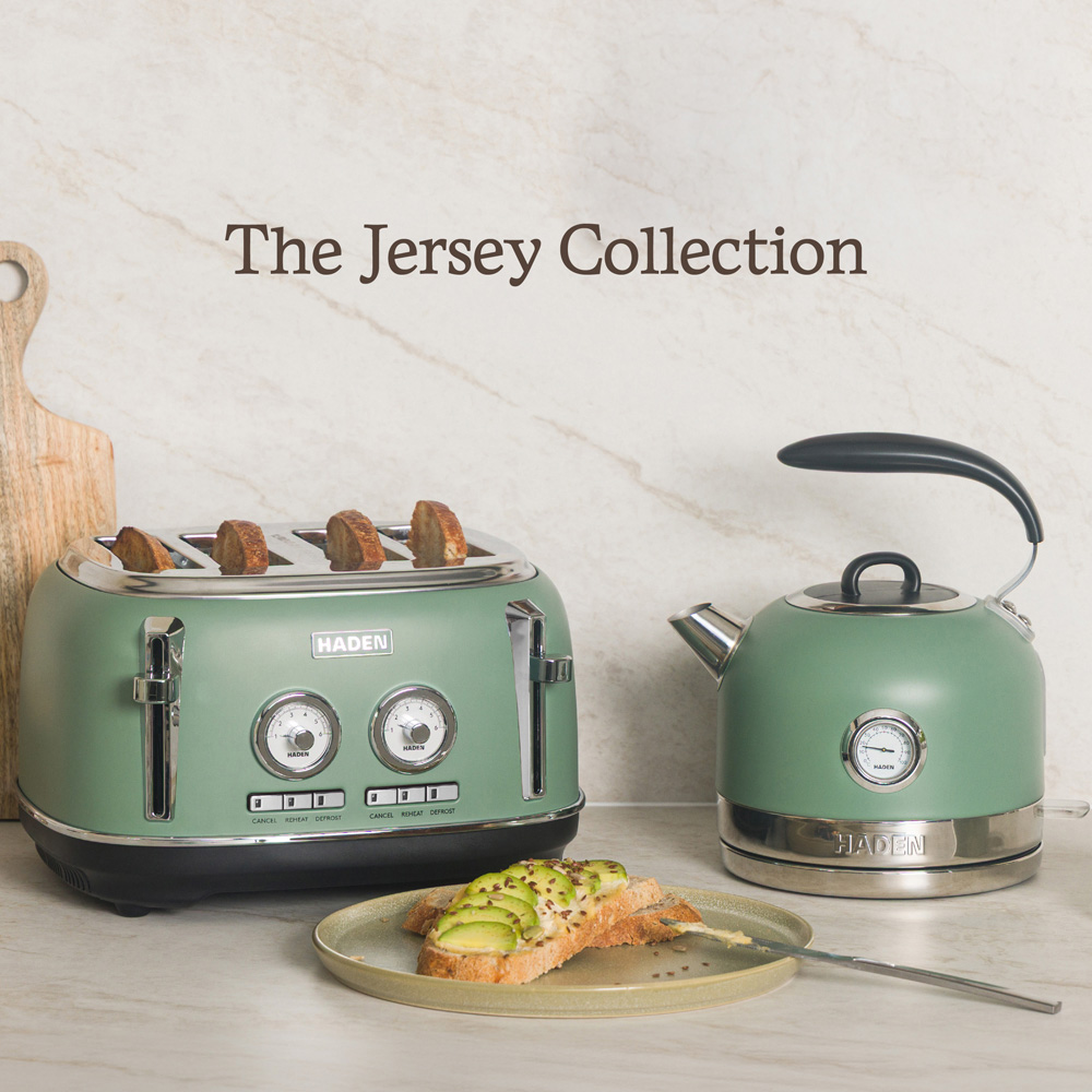 Haden Jersey 214287 Cedar Green Steel 4 Slice Toaster Image 8