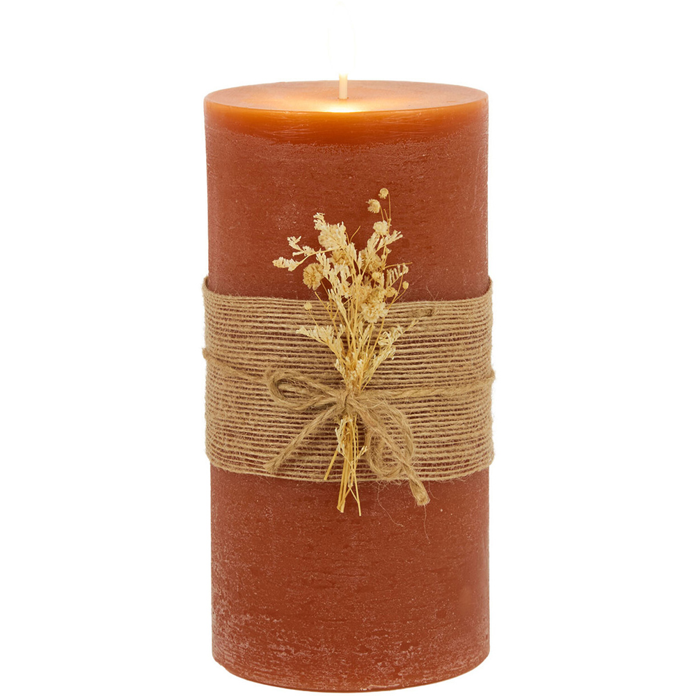 Hessian Autumn LED Candle Image 3