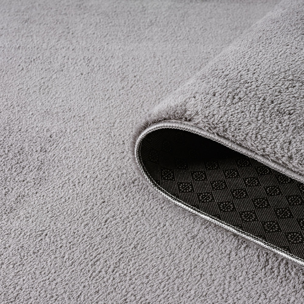 Desire Rugs Comfy Dark Grey Anti Slip Felt Backing Rug 60 x 200cm Image 3