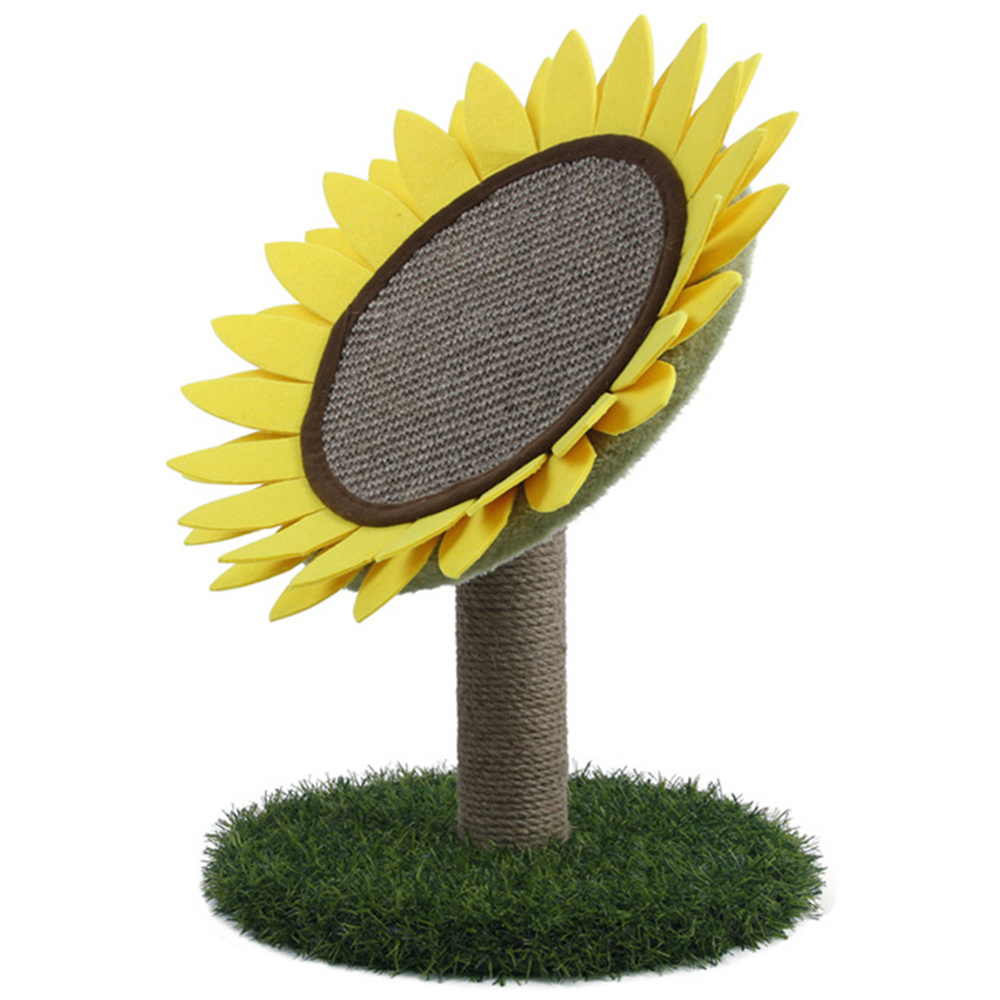 Living and Home Jute Sunflower Cat Scratching Board Image 2