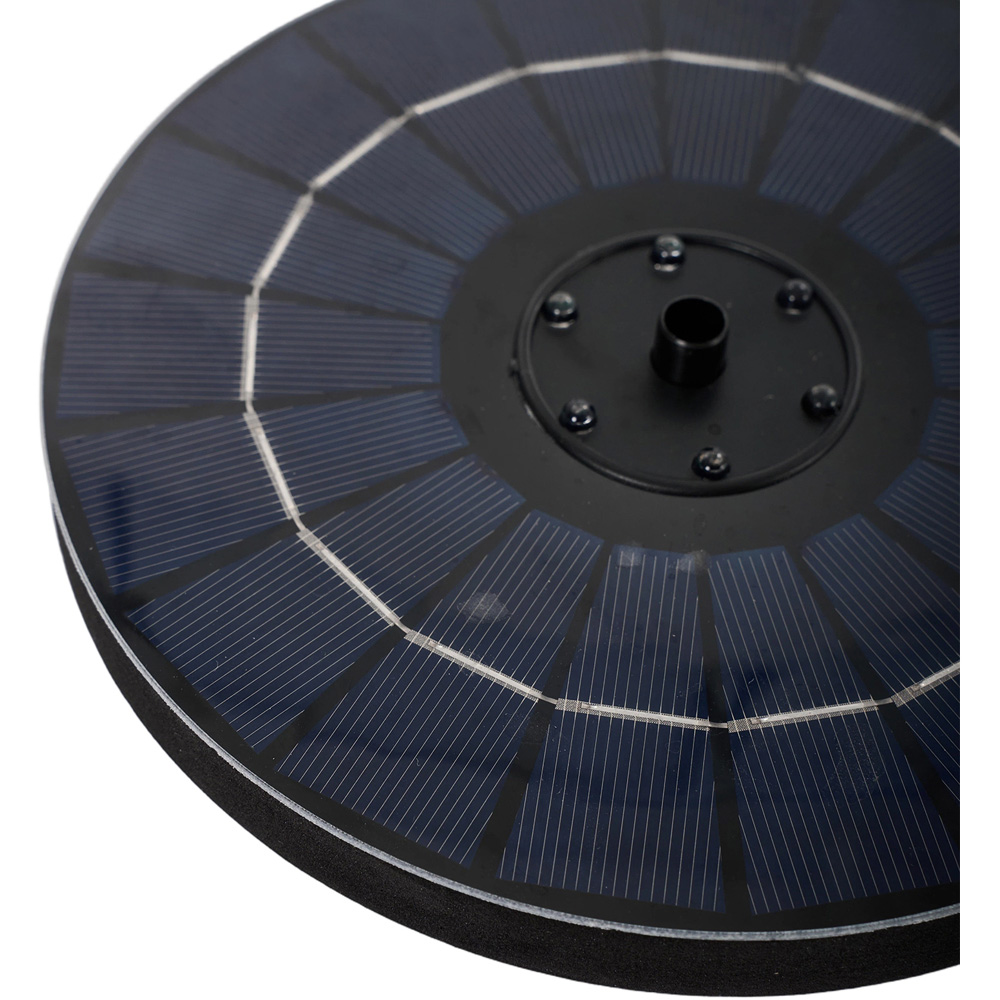 Living and Home 4W Solar Floating Bird Bath Fountain Pump with LED Image 5