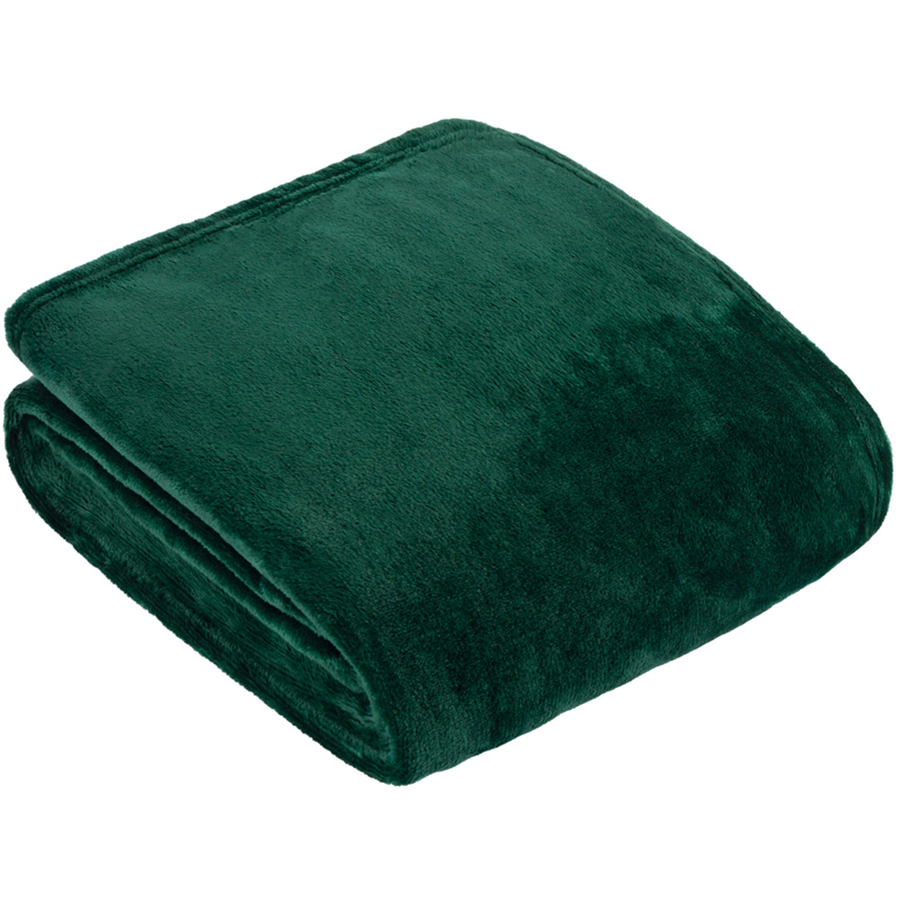 Furn Harrow Emerald Fleece Throw 140 x 180cm Image 1