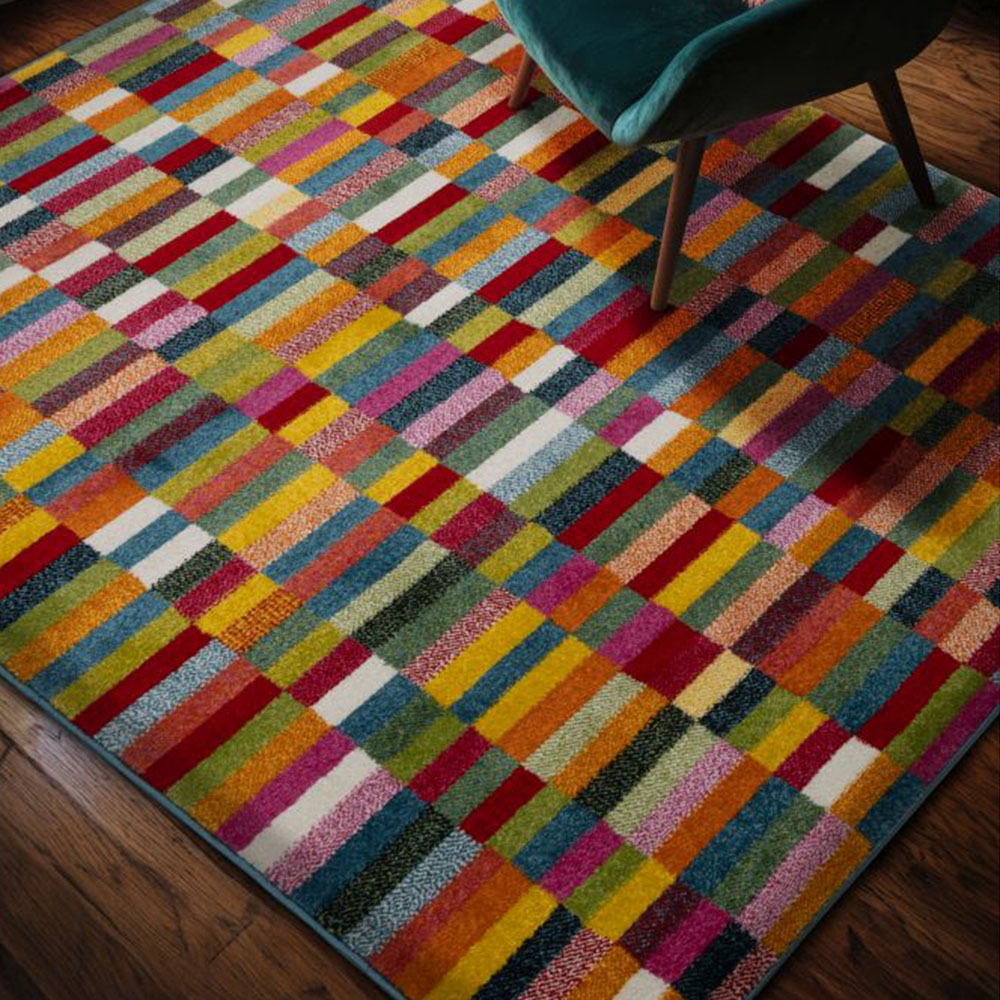 Homemaker New Villa Broken Blocks Rug 160 x 230cm Image 1