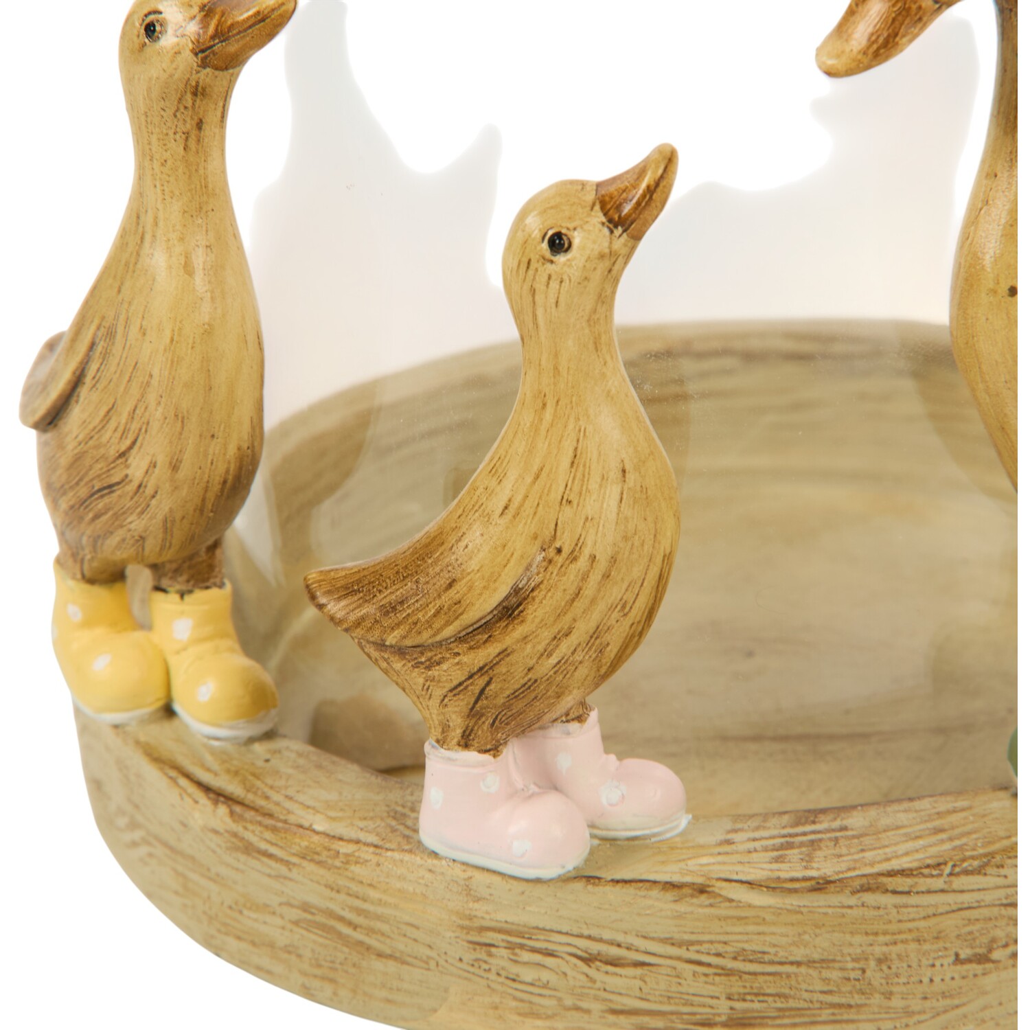Duck In Wellingtons Hurricane Candle Holder Image 2