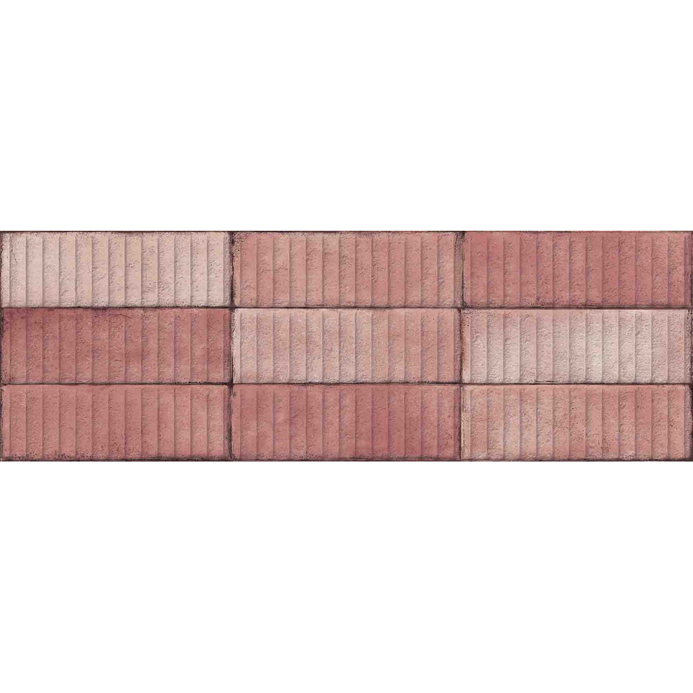 Bien Juno Ruby Gloss Ceramic Wall Tile 300 x 900mm 6 Pack Image 7