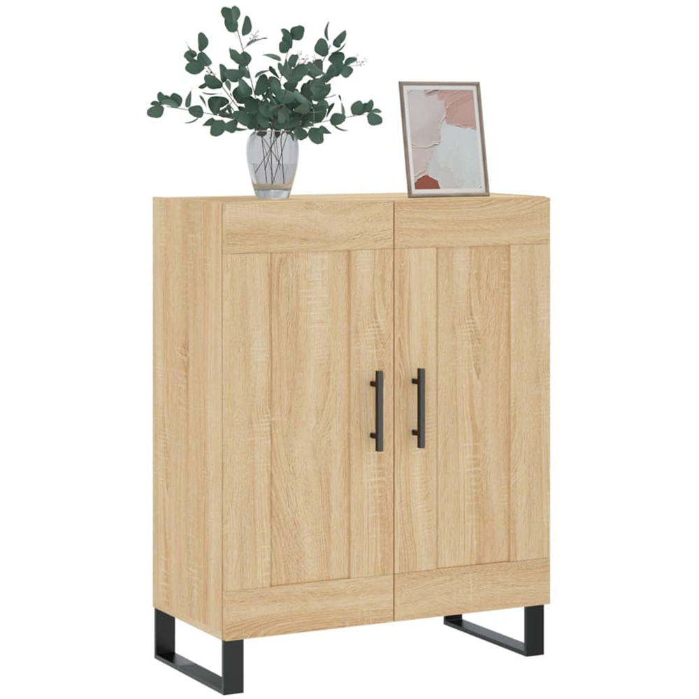 vidaXL 2 Door Sonoma Oak Sideboard Image 3