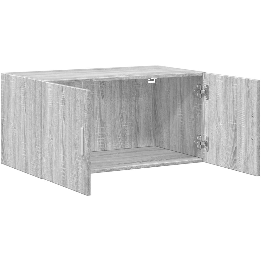 vidaXL 2 Door Grey Sonoma Wooden Wall Cabinet Image 7