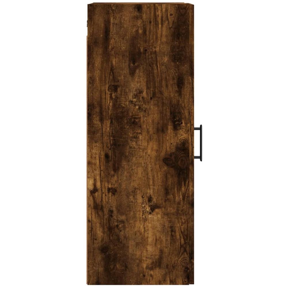 vidaXL Single Door Brown Smoked Oak Wall Mounted Cabinet Image 6