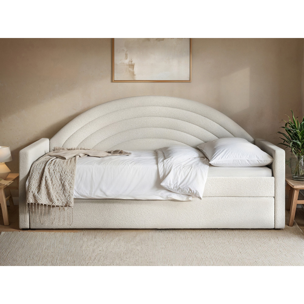 Flair Noa Beige Teddy Rainbow Day Bed with Trundle Image 5
