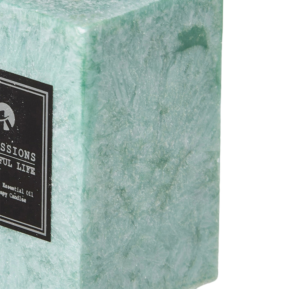 Living and Home Green Lime Basil Scented Candle Set of 3 Image 5