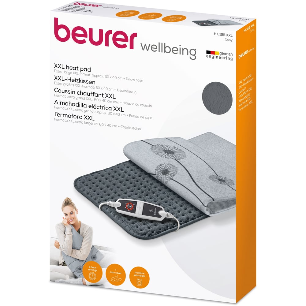 Beurer HK 125 Grey XXL Heat Pad Image 2