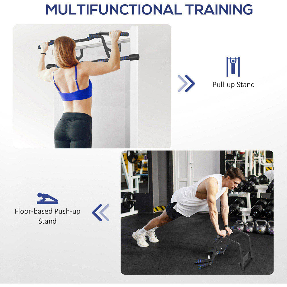 SPORTNOW Non Slip Multi Grip Doorway Pull Up Bar Image 3