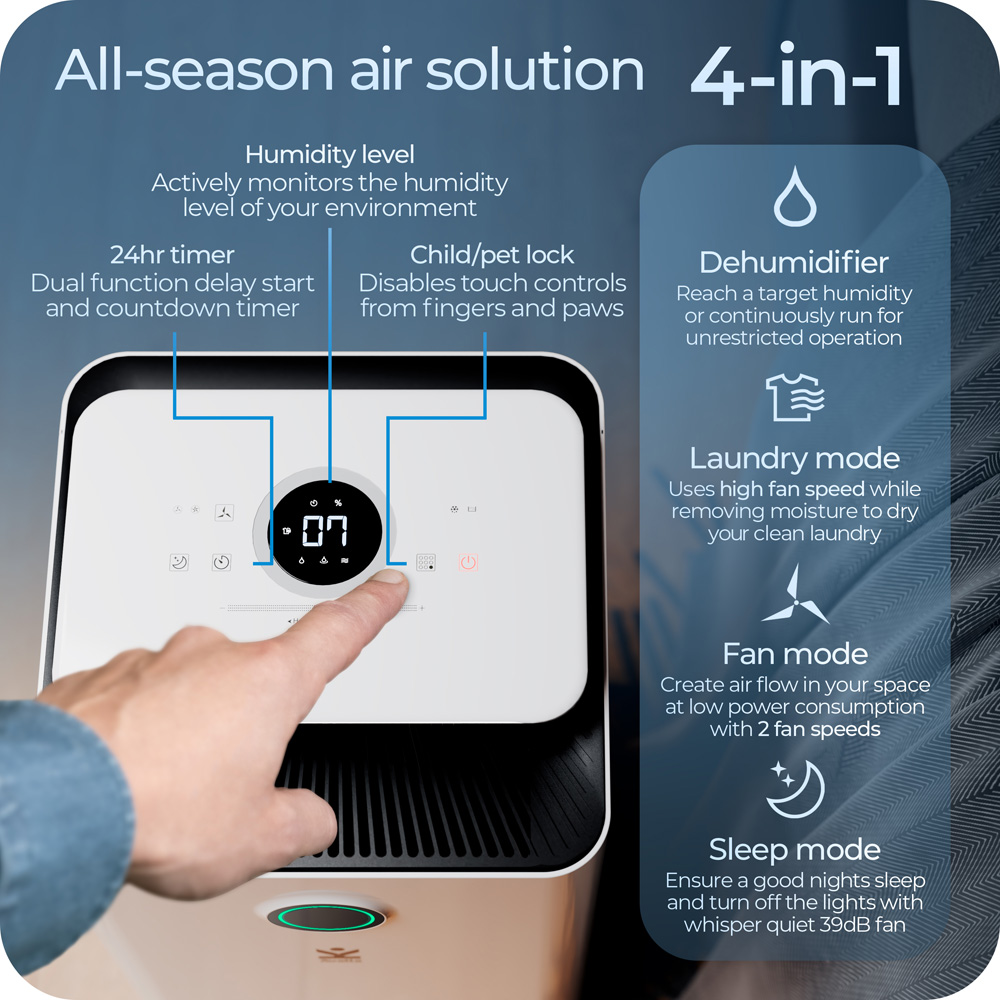 Avalla X-125 Smart Dehumidifier 12L Image 7