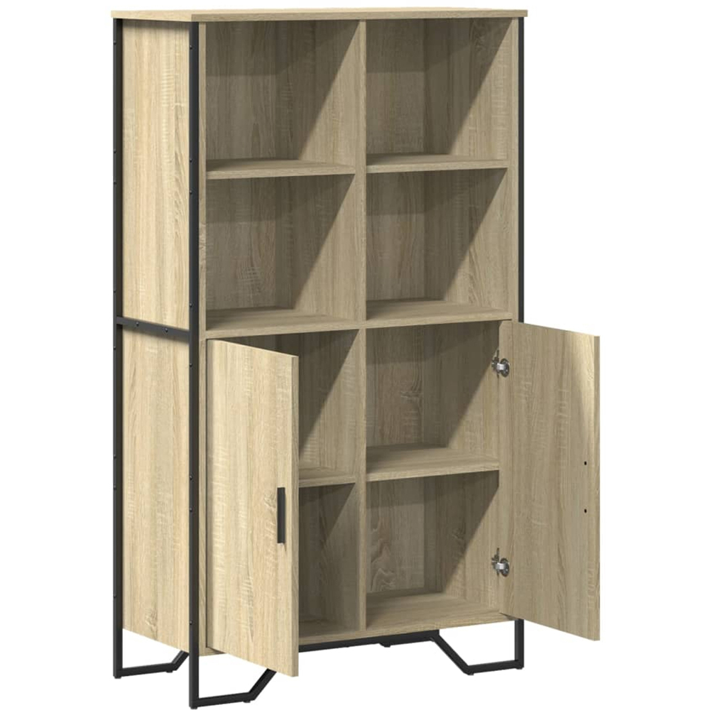 vidaXL 2 Door 4 Shelf Sonoma Oak Highboard Image 4