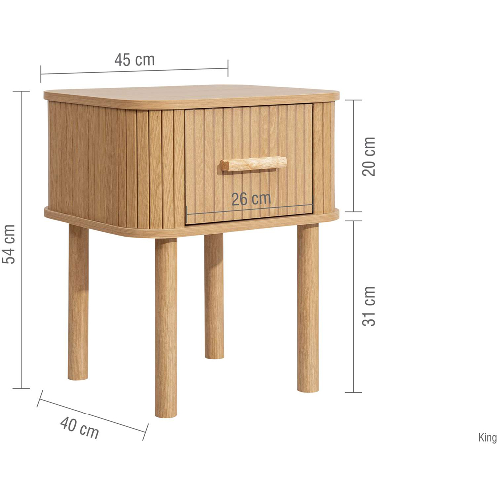 Birlea Axel Oak 4 Piece Bedroom Furniture Set Image 8
