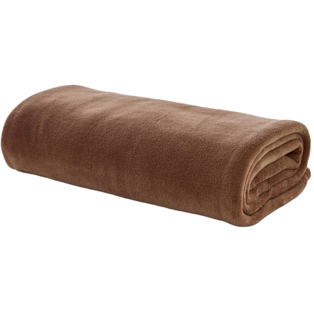 Deyongs Umber Snuggle Touch Throw 140 x 180cm Image 1