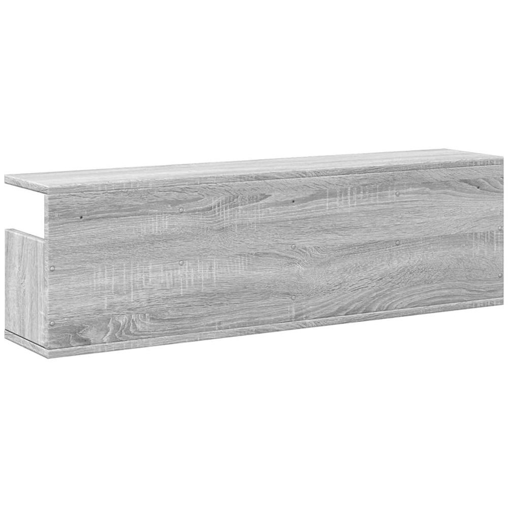 vidaXL 4 Shelf Grey Sonoma Wall Cabinet Image 5