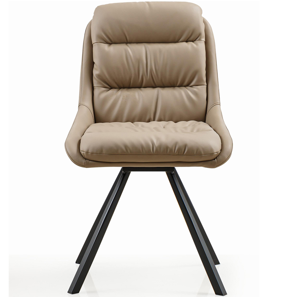 Portland Monza Mink Swivel Dining Chair Image 3